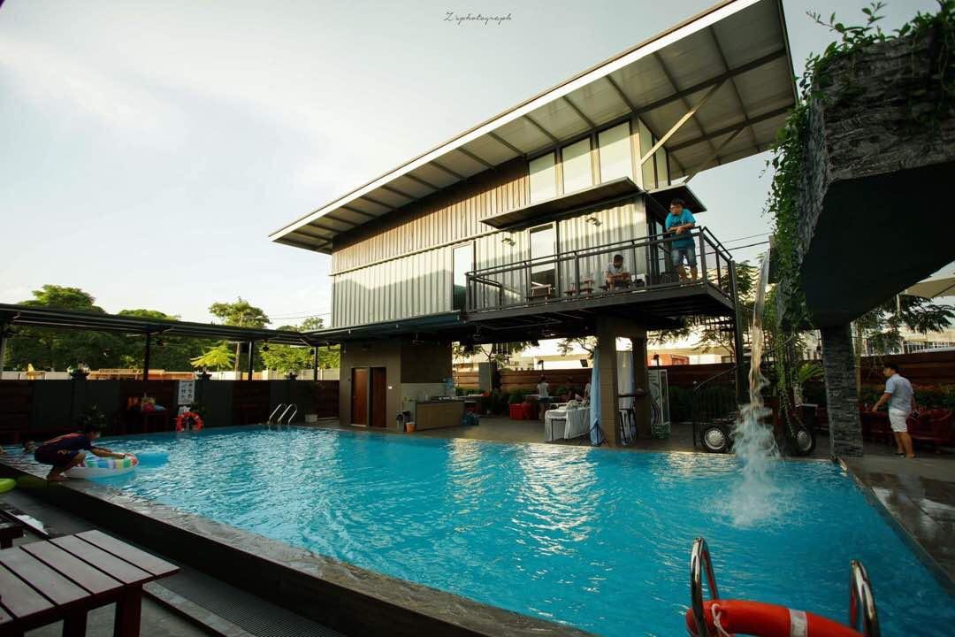 Kluang Container Swimming Pool Hotel Dış mekan fotoğraf